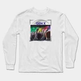 Gen X Concert Grunge Punk Pit Long Sleeve T-Shirt